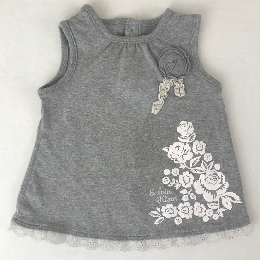 Girl’s Calvin Klein Flower Tunic Size 18 Months